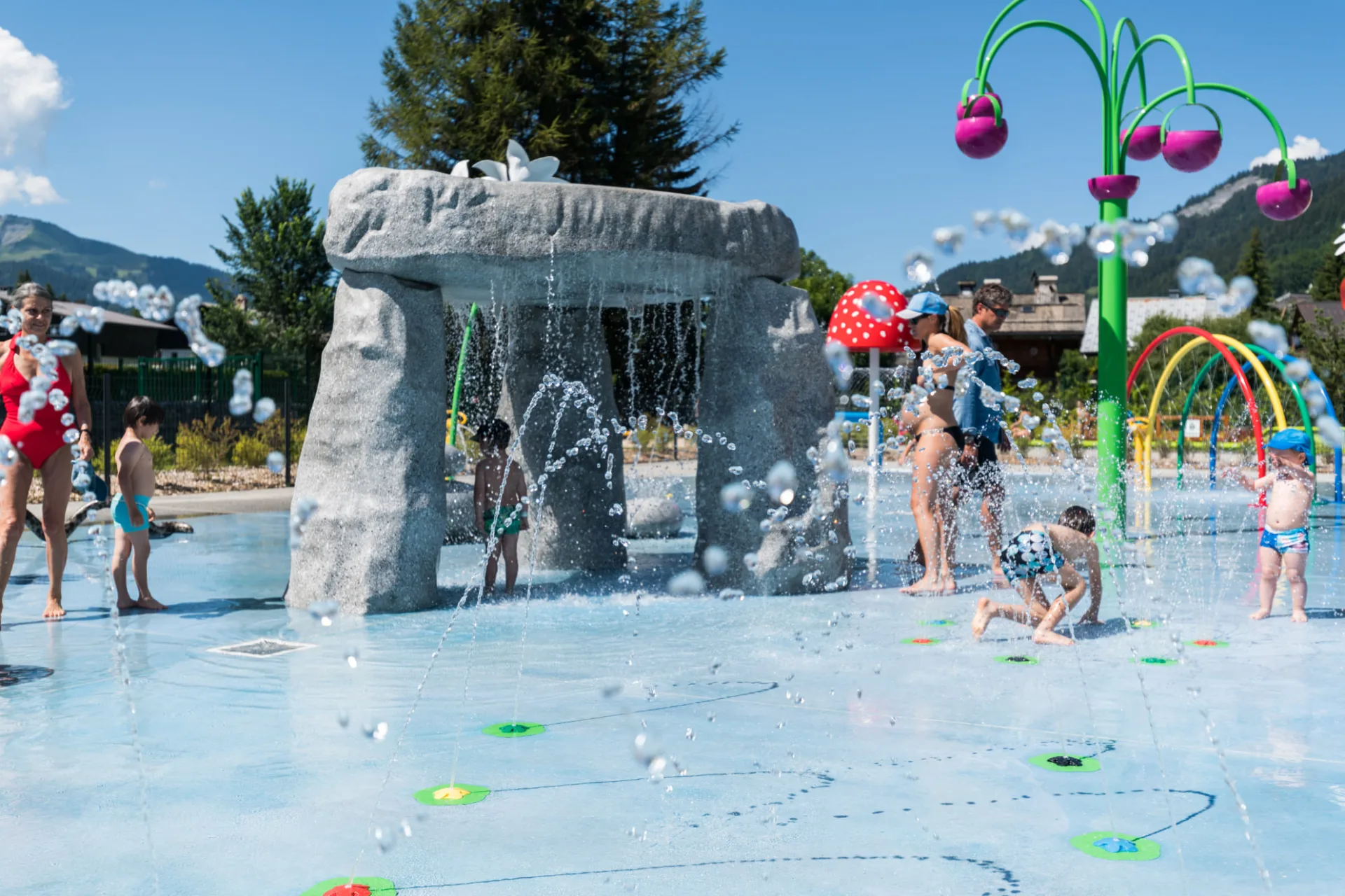 Plaine de jeux enfants Piscine Palais Megève