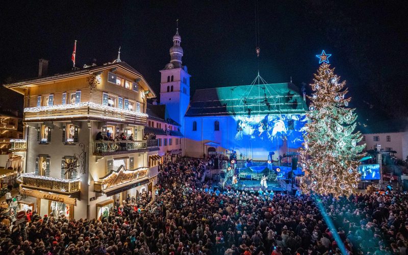 Illumination du Sapin de Megève