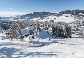 village neige hiver